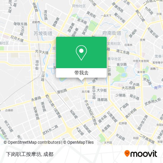 下岗职工按摩坊地图