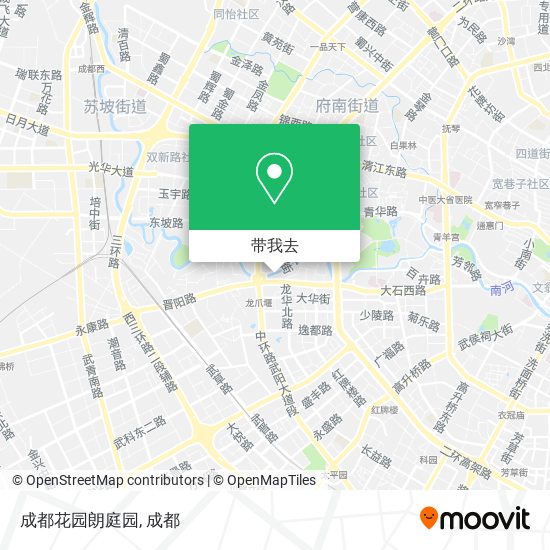 成都花园朗庭园地图