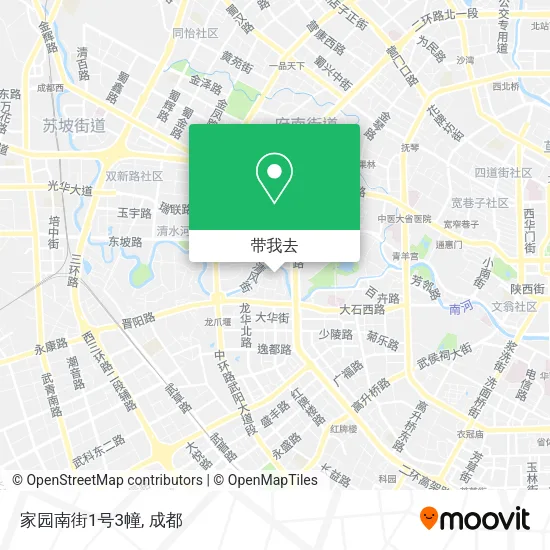 家园南街1号3幢地图