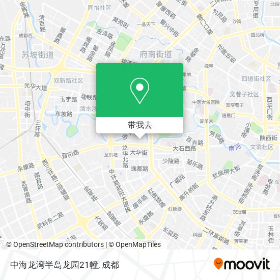 中海龙湾半岛龙园21幢地图