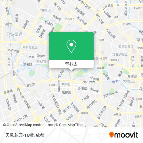 天邑花园-16幢地图