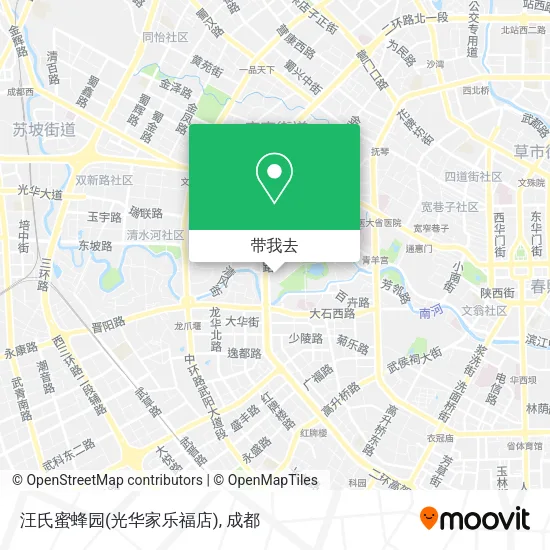 汪氏蜜蜂园(光华家乐福店)地图