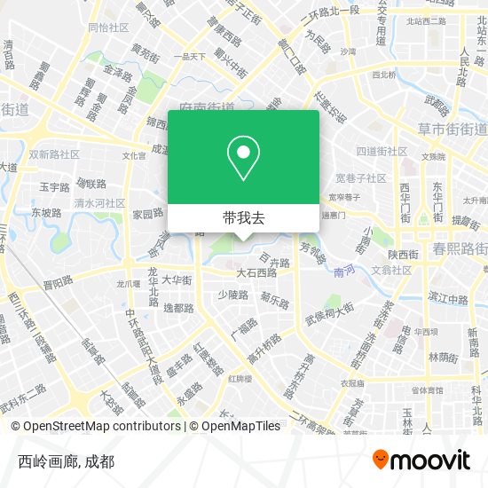 西岭画廊地图