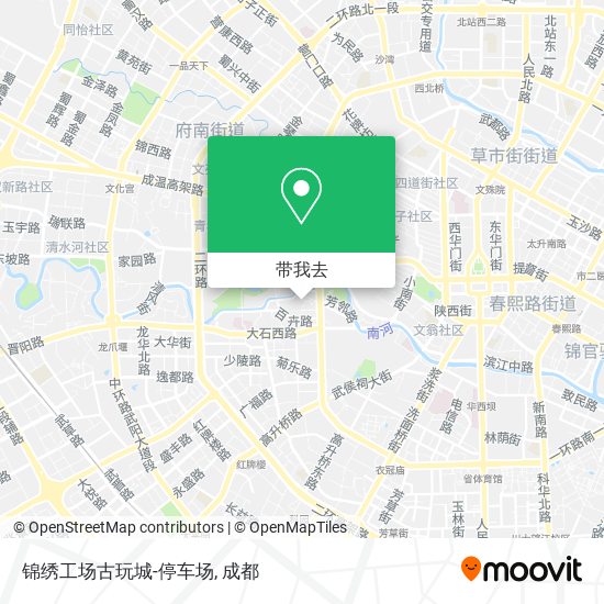锦绣工场古玩城-停车场地图