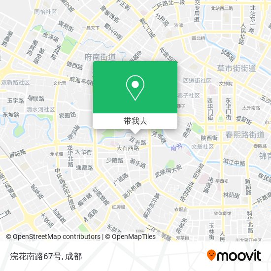 浣花南路67号地图