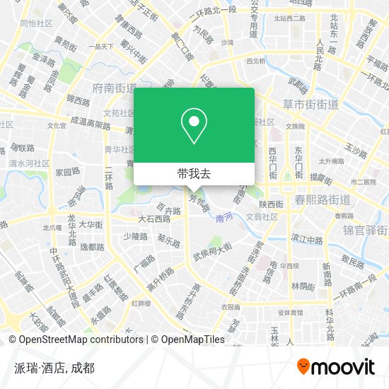 派瑞·酒店地图