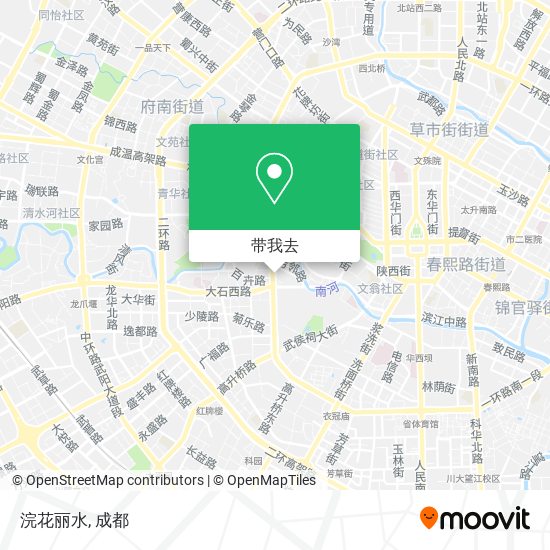 浣花丽水地图