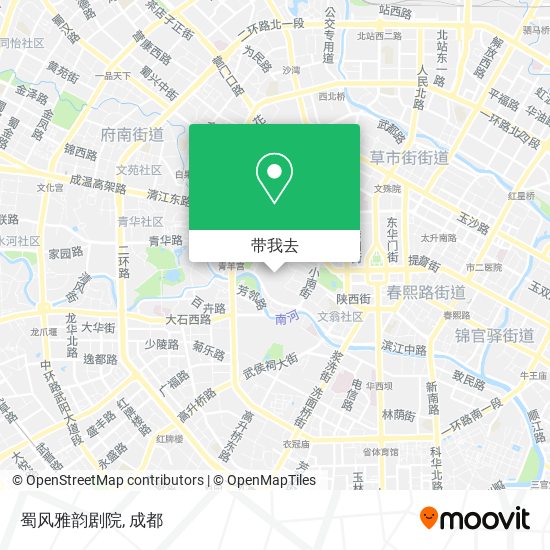 蜀风雅韵剧院地图