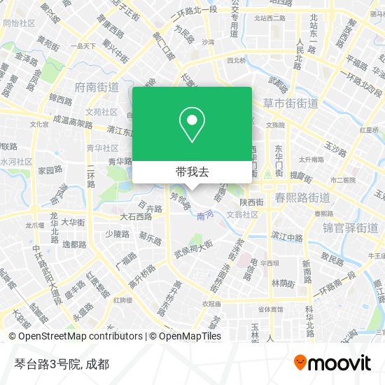 琴台路3号院地图