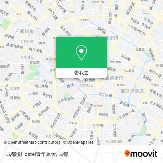 成都慢Hostel青年旅舍地图