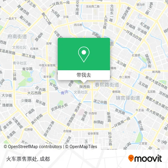 火车票售票处地图