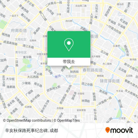 辛亥秋保路死事纪念碑地图