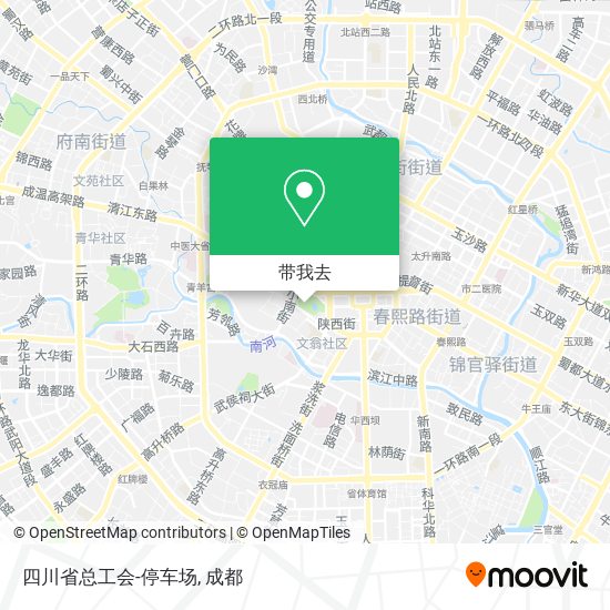 四川省总工会-停车场地图