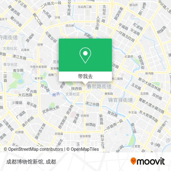 成都博物馆新馆地图