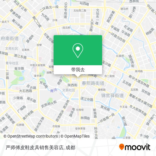 严师傅皮鞋皮具销售美容店地图