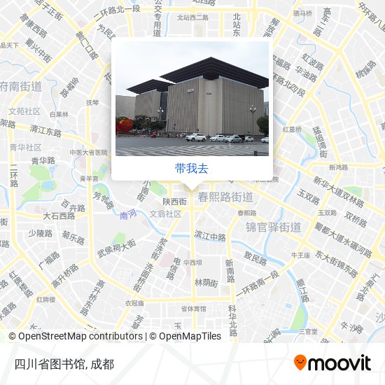 四川省图书馆地图