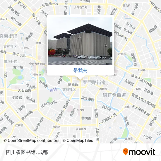 四川省图书馆地图