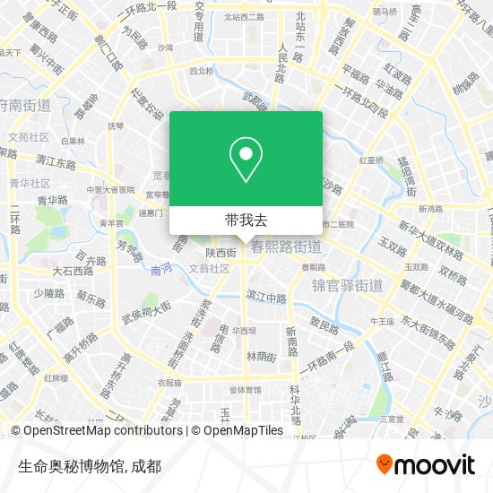 生命奥秘博物馆地图