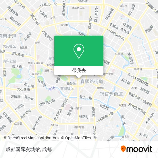成都国际友城馆地图
