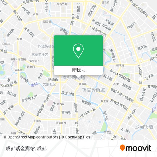 成都紫金宾馆地图
