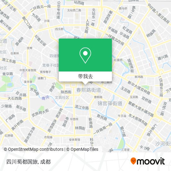 四川蜀都国旅地图