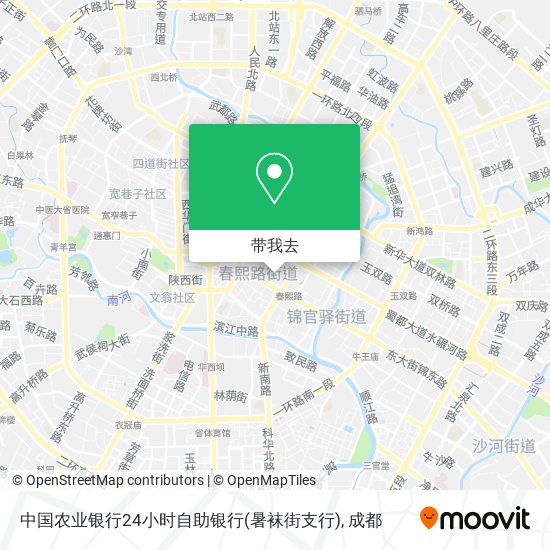 中国农业银行24小时自助银行(暑袜街支行)地图