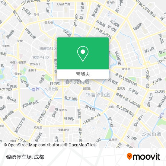 锦绣停车场地图