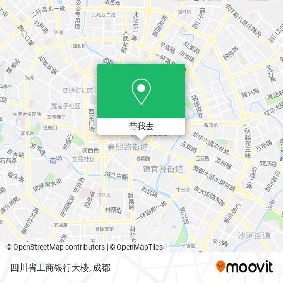 四川省工商银行大楼地图
