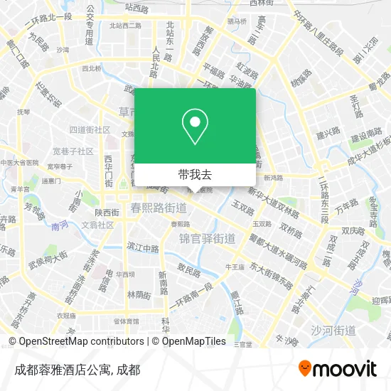 成都蓉雅酒店公寓地图