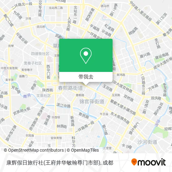 康辉假日旅行社(王府井华敏翰尊门市部)地图