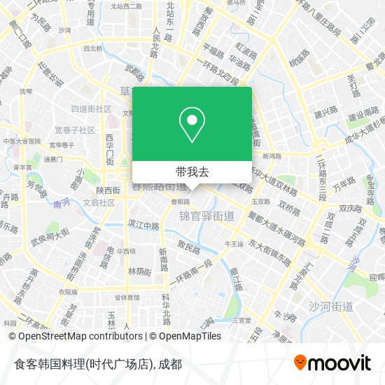 食客韩国料理(时代广场店)地图