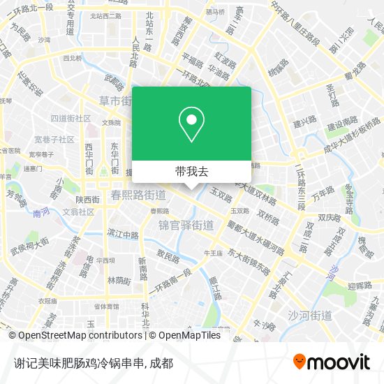 谢记美味肥肠鸡冷锅串串地图