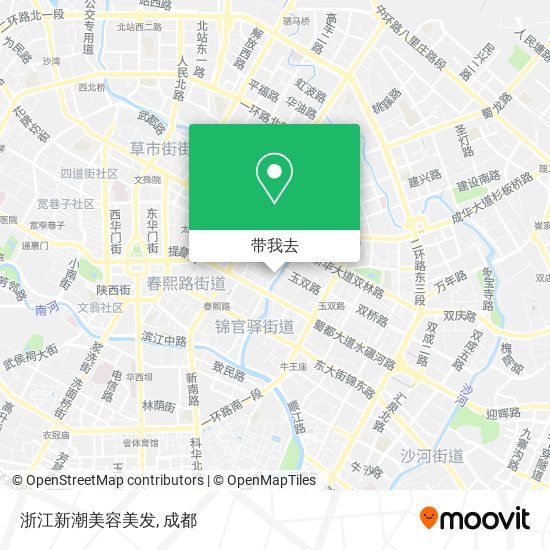 浙江新潮美容美发地图