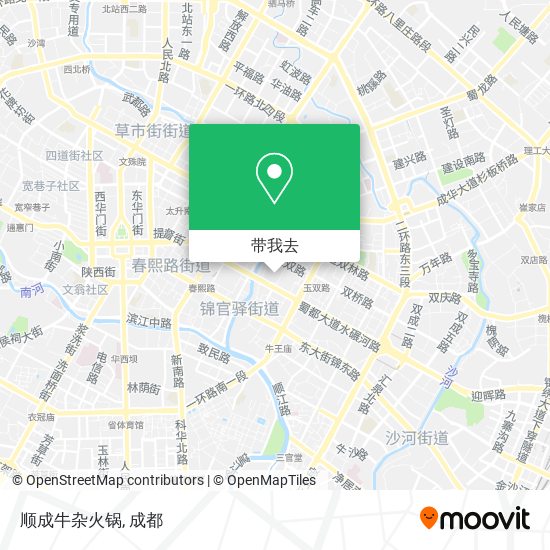 顺成牛杂火锅地图