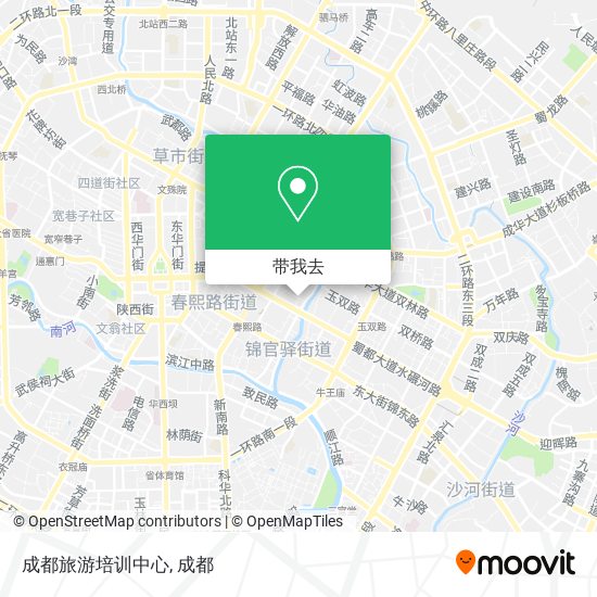 成都旅游培训中心地图