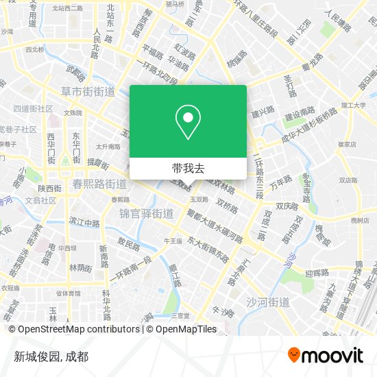 新城俊园地图