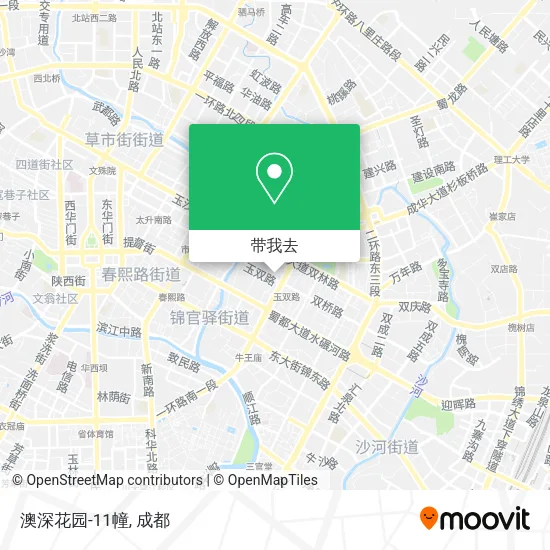 澳深花园-11幢地图
