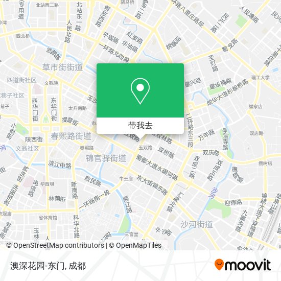 澳深花园-东门地图