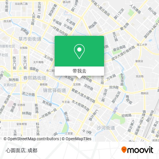 心圆面店地图