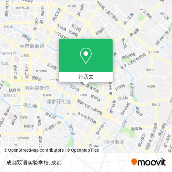 成都双语实验学校地图
