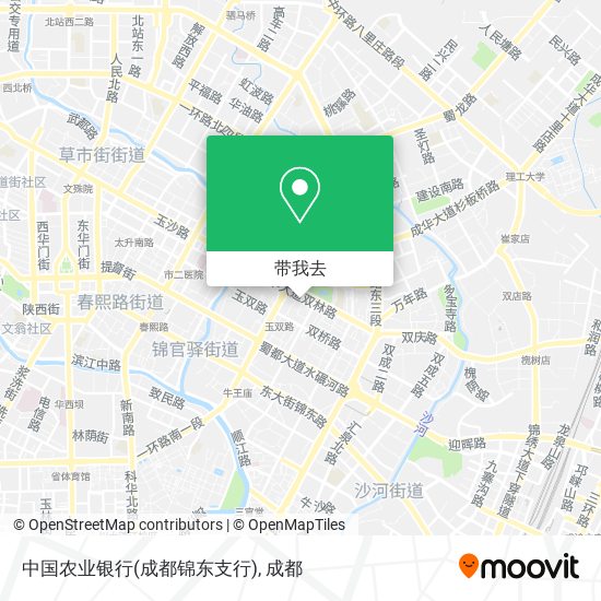 中国农业银行(成都锦东支行)地图