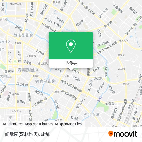 闻酥园(双林路店)地图