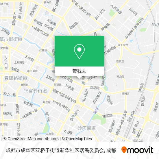 成都市成华区双桥子街道新华社区居民委员会地图