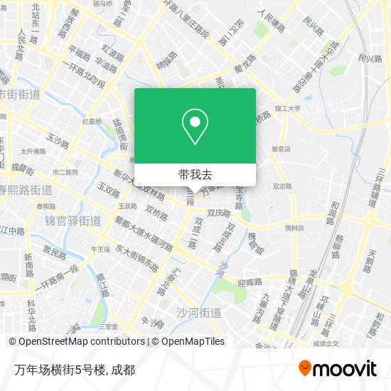 万年场横街5号楼地图
