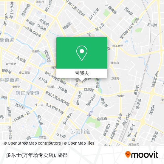 多乐士(万年场专卖店)地图