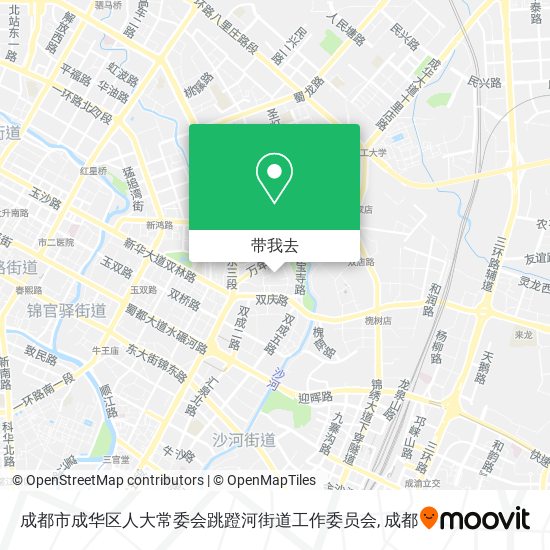 成都市成华区人大常委会跳蹬河街道工作委员会地图