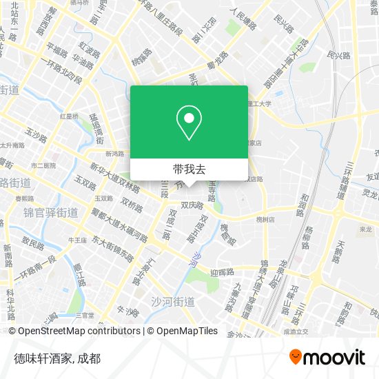 德味轩酒家地图
