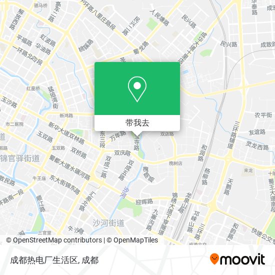 成都热电厂生活区地图