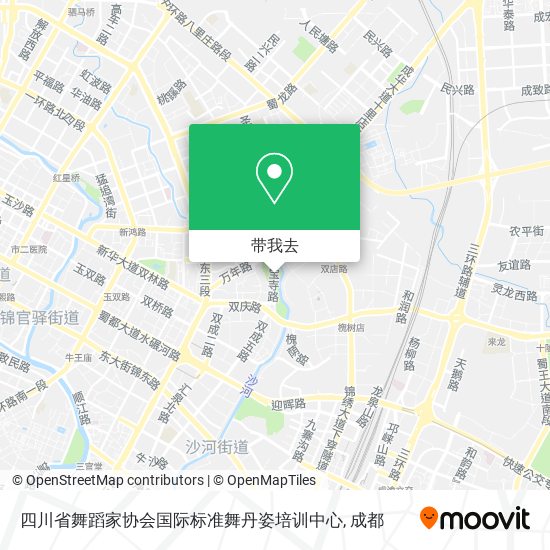 四川省舞蹈家协会国际标准舞丹姿培训中心地图