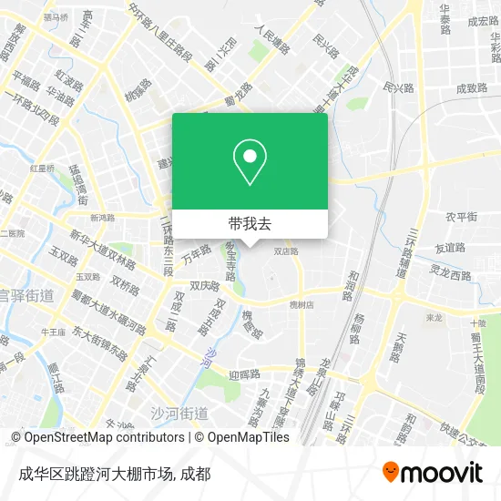 成华区跳蹬河大棚市场地图